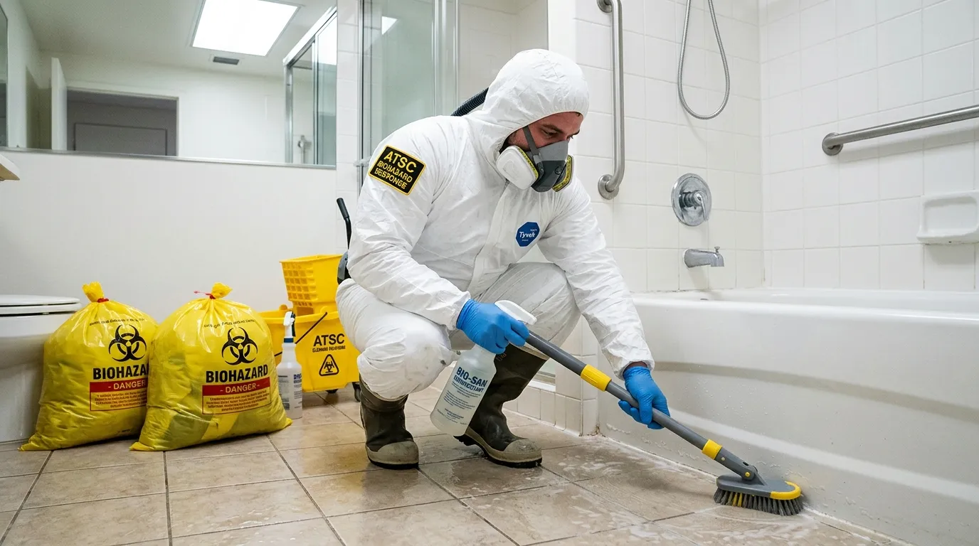 Decontamination equipment deployed for Blood Cleanup in Mount Laurel